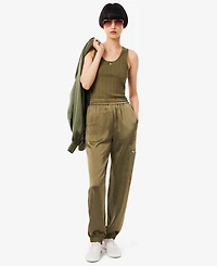 Lacoste Usa Women's Oversized Fit Jogger Pants