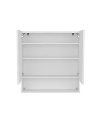Depot E-Shop Susitna Medicine Cabinet, 2 Doors, 4 Shelves, White