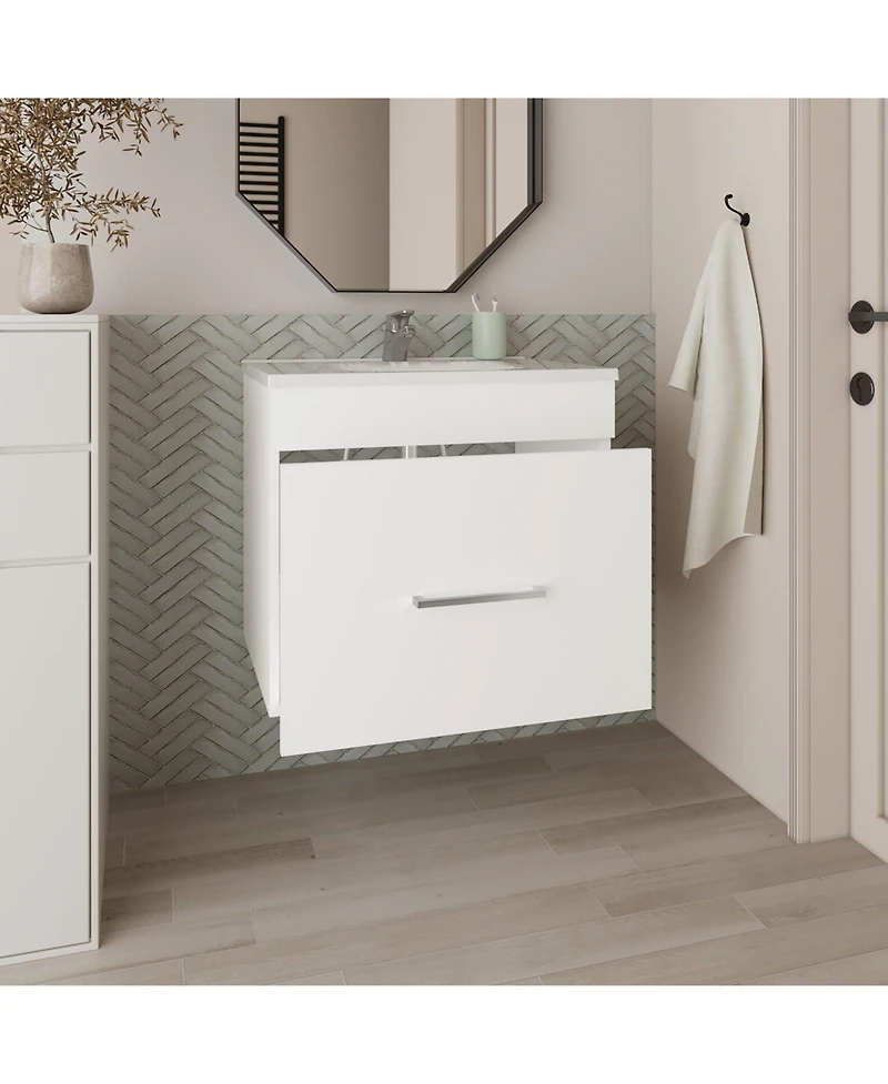 Depot E-Shop Wixom Bathroom Vanity, 1 Drawer