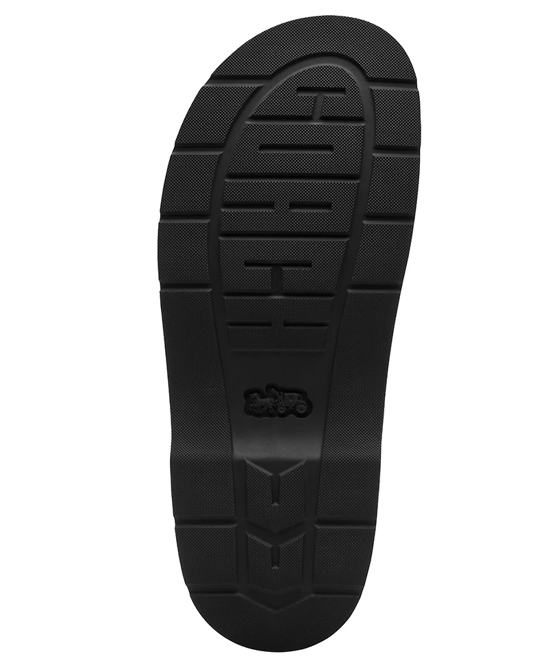 Coach Women's Sculpted C Loved Leather Platform Clogs