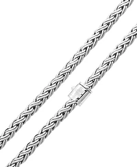 Devata Paddy Oval 5mm Chain Necklace in Sterling Silver, 18 inches