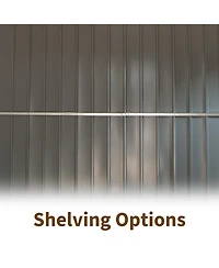 Clihome -ft x 11-ft Galvanized steel Storage Shed