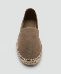 Mango Men's Jute Suede Espadrilles Shoe