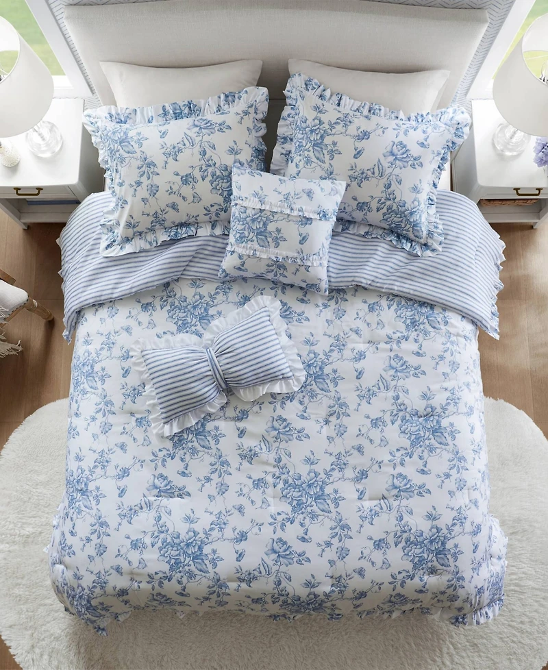 Madison Park Essentials Adele Reversible 4-Pc. Comforter Set, Twin/Twin Xl
