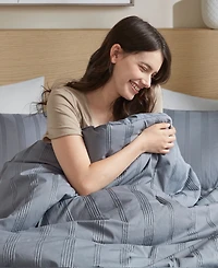 510 Design Logan Woven Striped 7-Pc. Comforter Set, California King