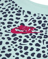 Nike Toddlers & Little Girls 4T-6X 2-Piece Kick Flare Printed Top and Leggings Set