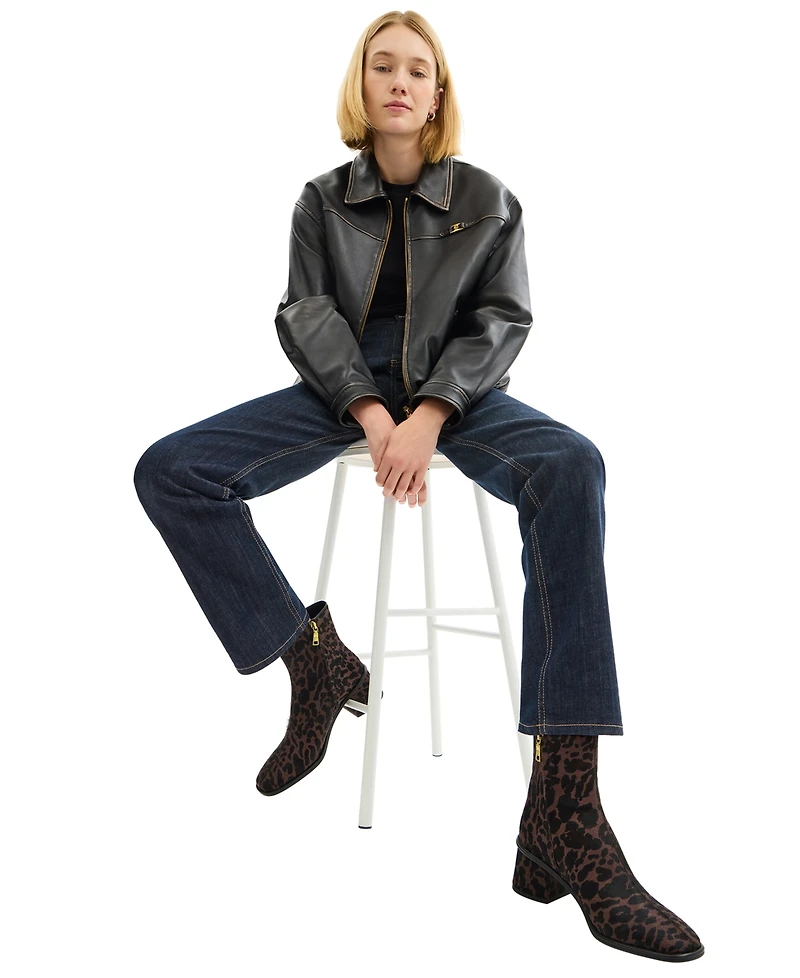 Coach Women's Gigi Full Zip Dress Booties