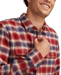Lucky Brand Men's Cloud Soft Flannel Long Sleeve Shirt