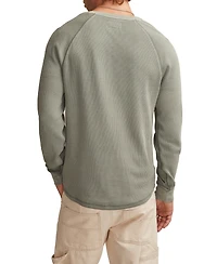 Lucky Brand Men's Birdseye Thermal Henley Long-Sleeve T-Shirt
