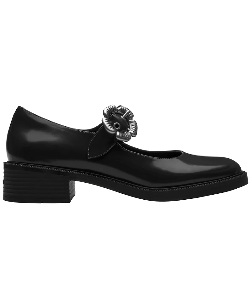 Coach Women's Tea Rose Mary Janes Slip On Flats