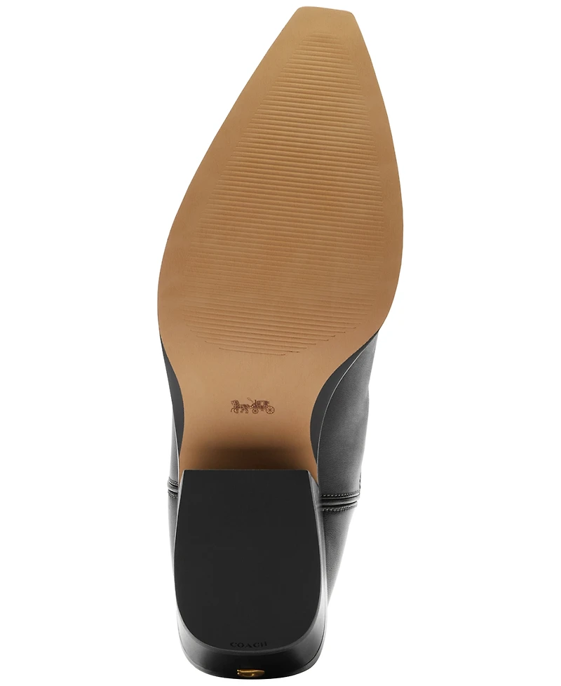 Coach Women's Aria Cowboy Slip-On Tall Boots