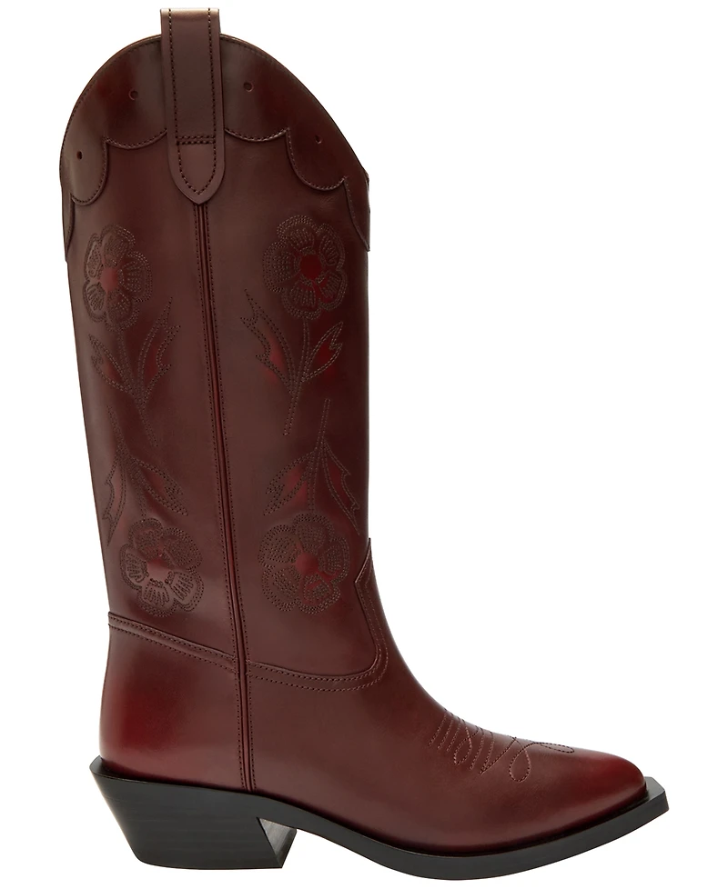 Coach Women's Aria Cowboy Slip-On Tall Boots