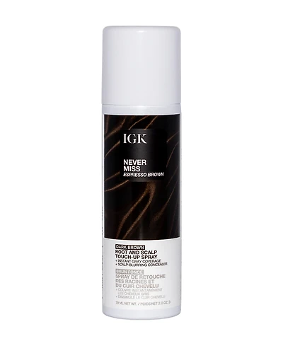 Igk Hair Never Miss Root and Scalp Espresso Brown Touch-Up Spray