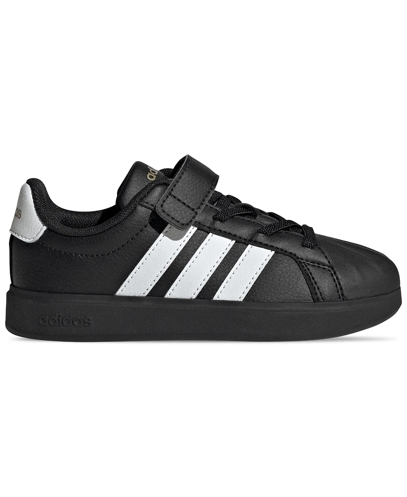 Adidas Little Kids Street Talk Elastic Lace Stay-Put Closure Casual Sneakers from Finish Line