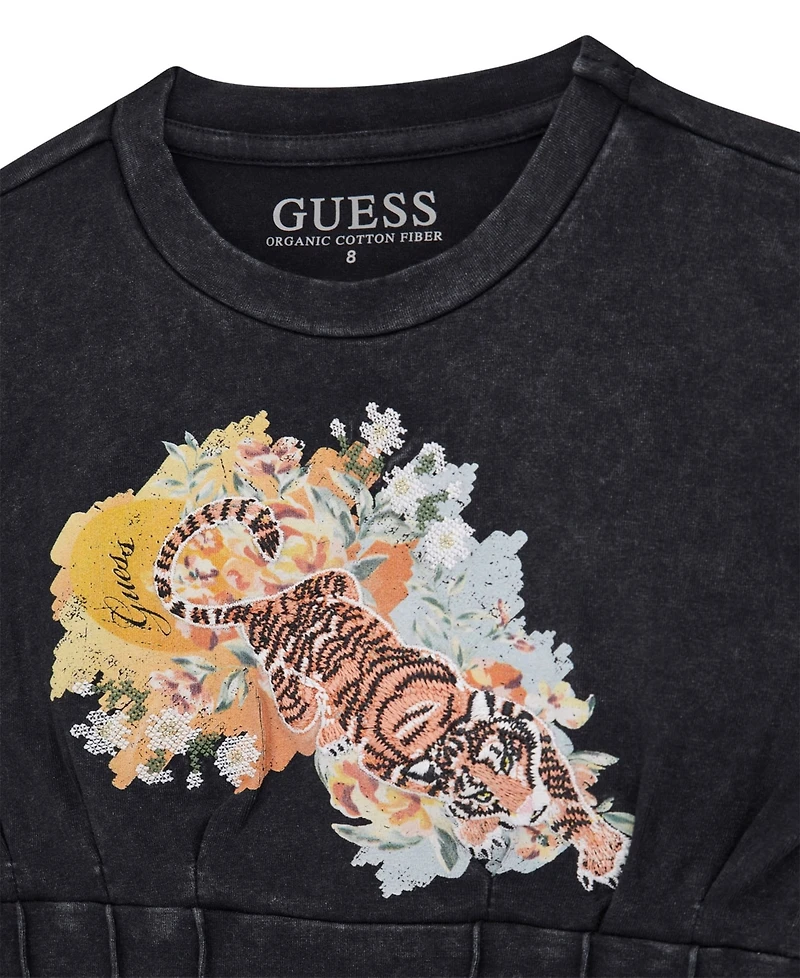 Guess Big Girls Crewneck Corset Tank Top