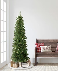 Puleo Pre-Lit Carson Pine Artificial Christmas Tree with 150 Lights, 6'