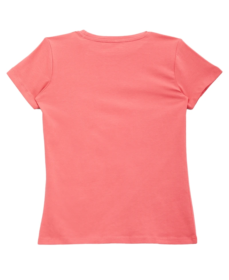 Guess Girls 7-16 Short Sleeve Round Neck T-Shirt