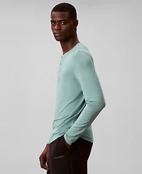 Calvin Klein Men's Henley Neck Sleep Top