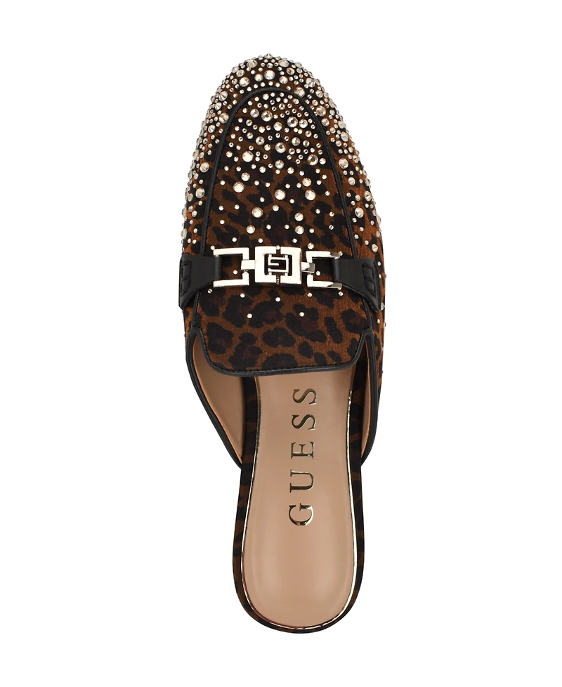 Guess Women's Bommiyaa Embellished Mule Loafers