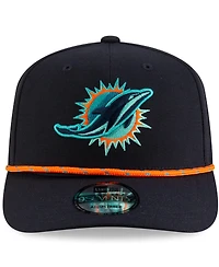 New Era Men's Navy Miami Dolphins 2025 Nfl Rivalries Sideline 9SEVENTY Adjustable Hat