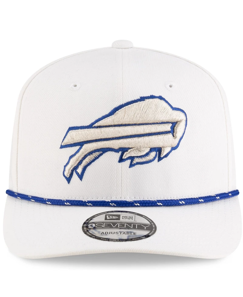 New Era Men's White Buffalo Bills 2025 Nfl Rivalries Sideline 9SEVENTY Adjustable Hat