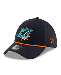 New Era Men's Navy Miami Dolphins 2025 Nfl Rivalries Sideline 39THIRTY Flex Hat