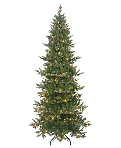 Puleo 7.5FT Pre-Lit Slim Royal Majestic Douglas Fir Downswept Tree