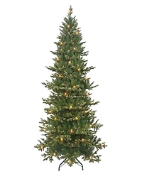 Puleo 7.5FT Pre-Lit Slim Royal Majestic Douglas Fir Downswept Tree