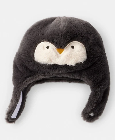 Carter's Baby Boys or Girls X-Mas Penguin Crochet Hat