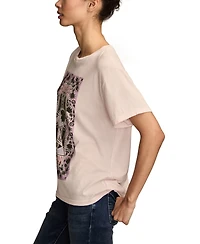 Lucky Brand Women's Celestial Hamsa Poster Short Sleeve T-Shirt