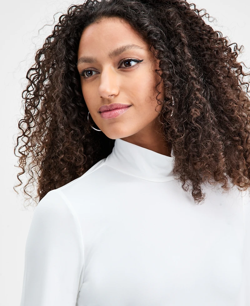 And Now This Women's Mock-Neck Jersey Long-Sleeve Top, Macy's Exclusive