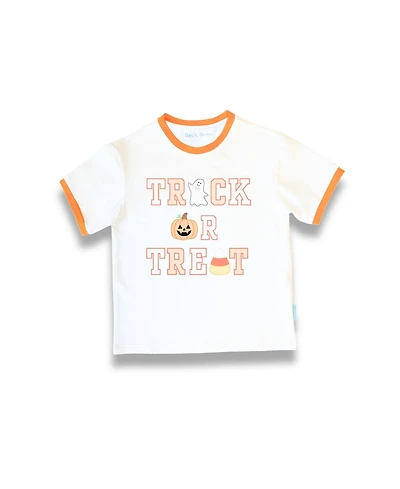 Bits & Bows Boys Trick-or-Treat Halloween Bow Tie T-Shirt