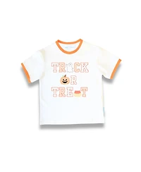 Bits & Bows Boys Trick-or-Treat Halloween Bow Tie T-Shirt