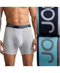 Jockey Men's 2-Pack Chafe-Proof Micro Boxer Briefs
