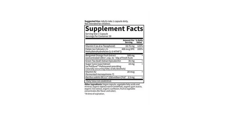 Garden of Life Herbals Heart Health Capsules ,30 Capsules