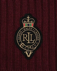 Lauren Ralph Cable Crest Patch Scarf