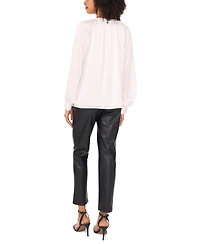 Vince Camuto Women's V-Neck Long Sleeve Top