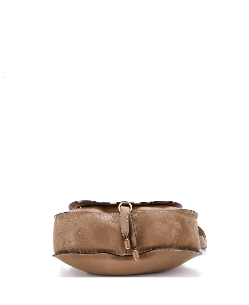 Pre-Owned Chloe Medium Marcie Top Handle Messenger Bag Leather