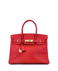 Pre-Owned Hermes Birkin 30 Handbag Epsom with Gold Hardware