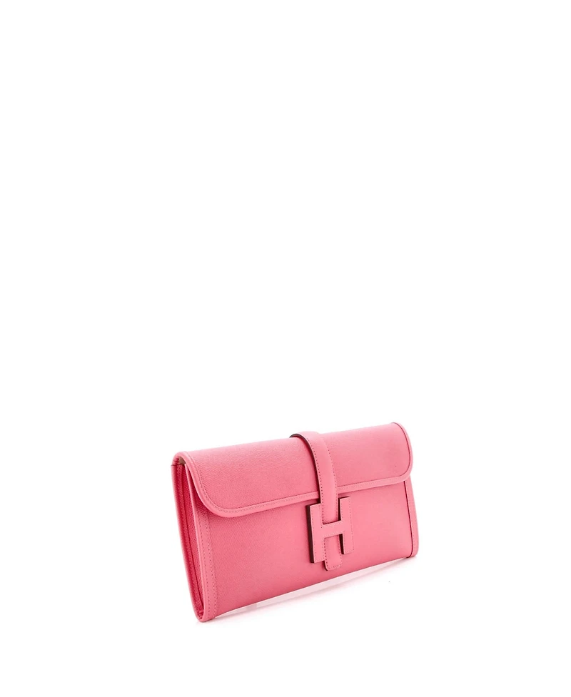 Pre-Owned Hermes 29 Jige Elan Clutch Epsom