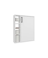 Depot E-Shop Clayton Medicine Cabinet, 1 Door, 7 Shelves, White