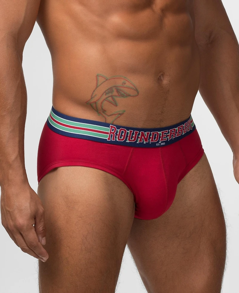 Rounderbum Men's Varsity Package Brief 5-Pack