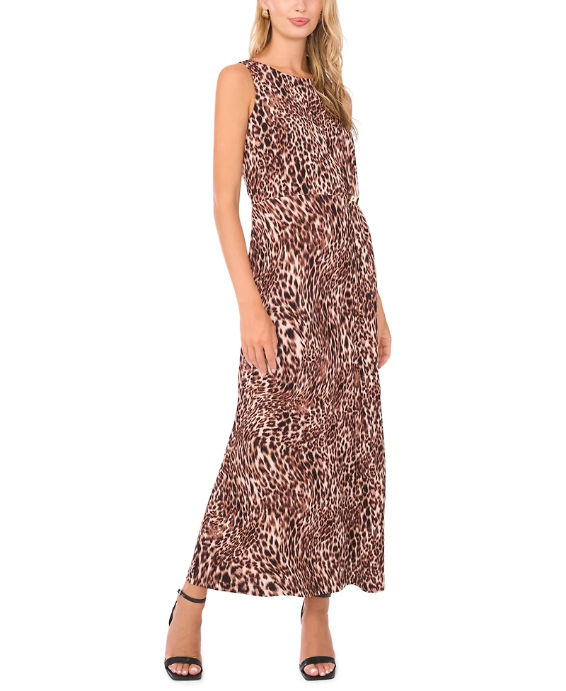 Vince Camuto Women's Crewneck Gathered Twist Dress