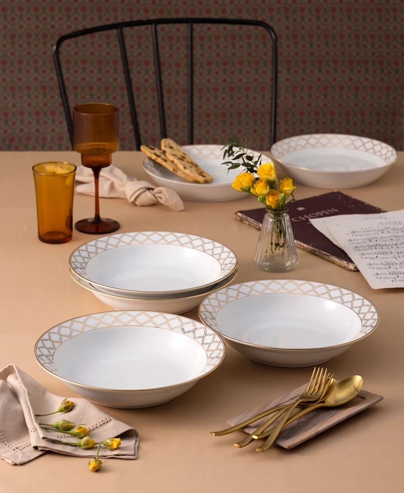 Noritake Eternal Palace 4-Pc. Dinner Bowl Set, Service for 4