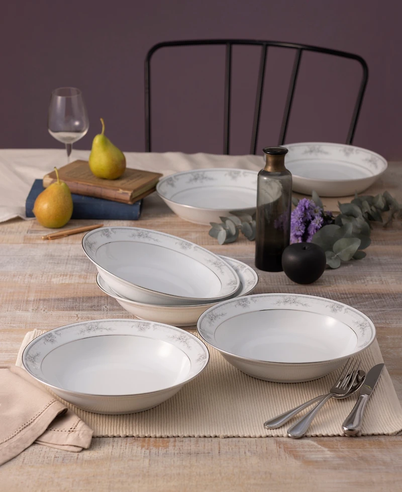 Noritake Sweet Leilani 4-Pc. Rim Dinner Bowl Set, Service for 4