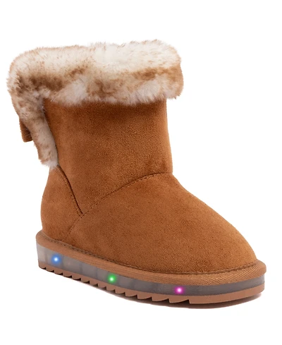 Sugar Toddler & Little Girls Mandie Light Up Cold Weather Boots