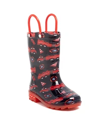 London Fog Toddler Boys 5T-10T Sven Printed Light-Up Rain Boots