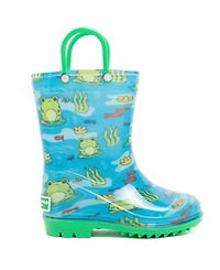 London Fog Toddler Boys 5T-10T Sven T Printed Rain Boots