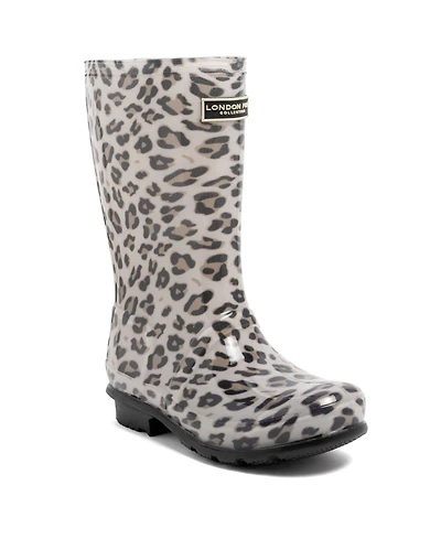 London Fog Little & Big Girls 1-5 Sheree 2 Pull-On Rain Boots