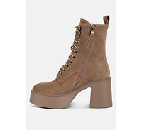 Carmac Womens High Ankle Platform Boots